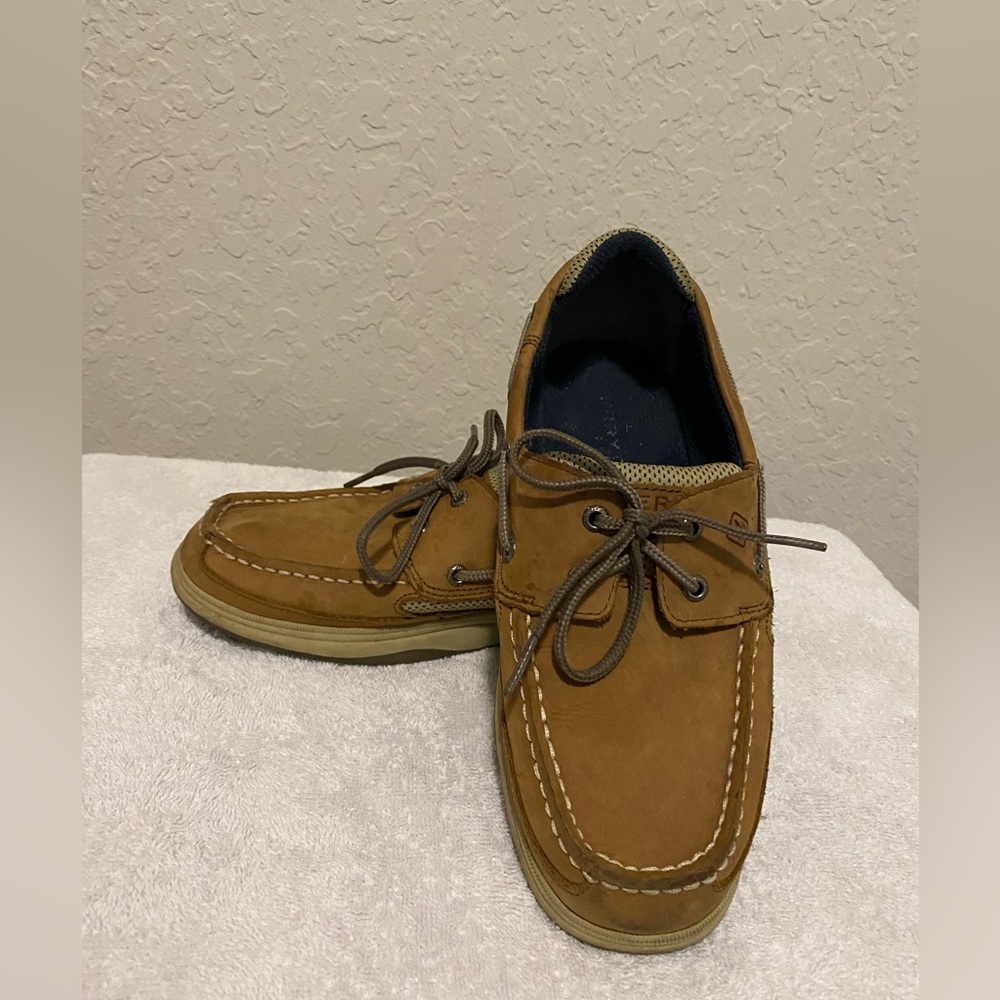 Sperry Loafers Women Size 6.5 Preppy Academia Leather Youth Size 5 Old Money